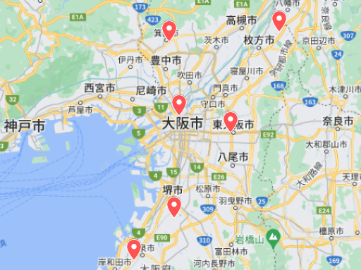 大阪地図